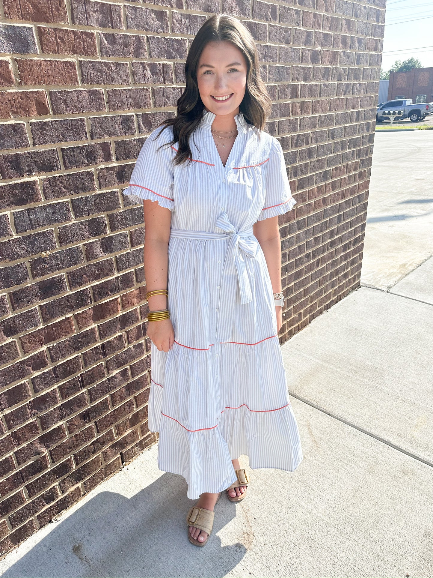 CROSBY Hampton Dress - Jetties Stripe