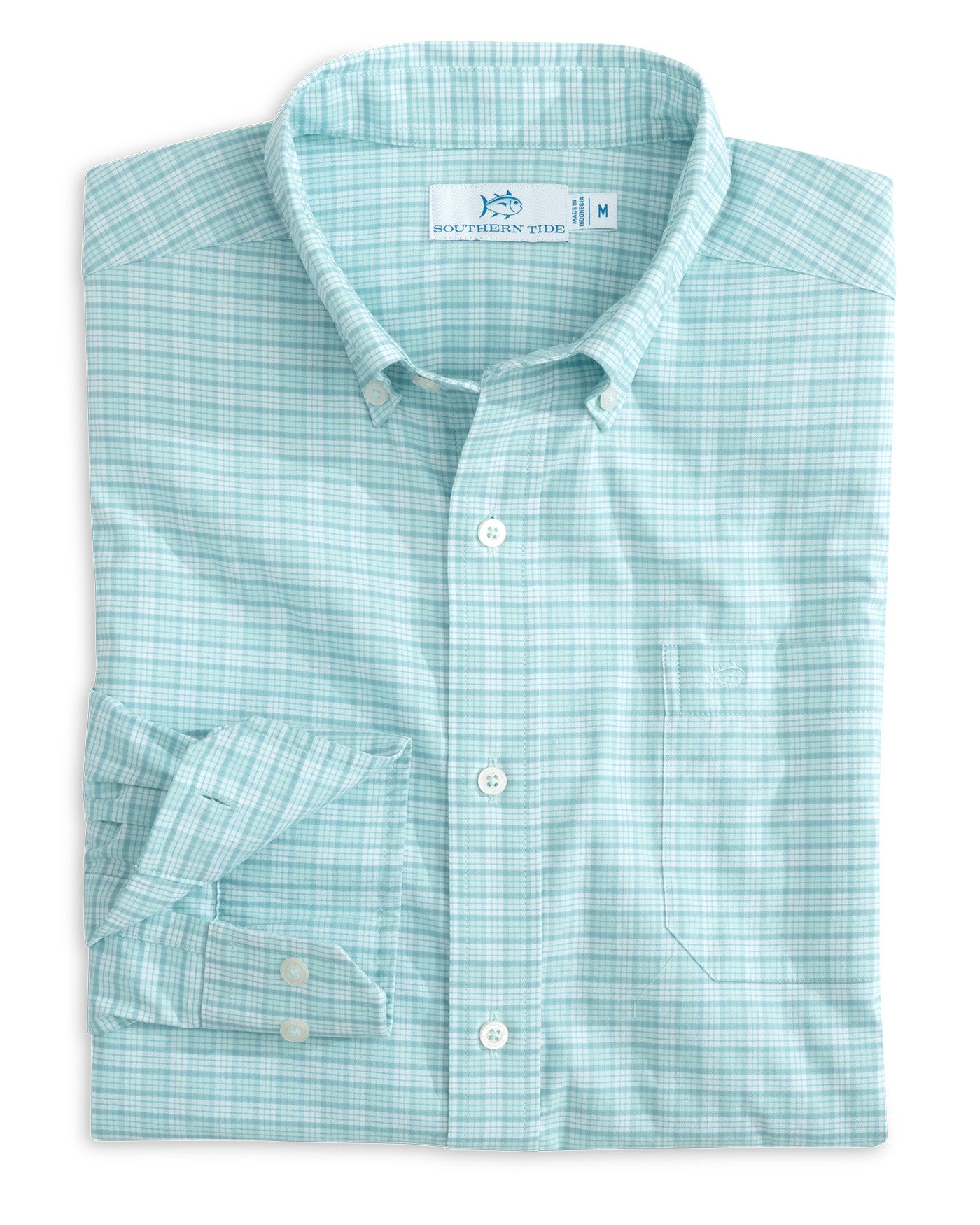 Coastal Passage Trailside Plaid LS Sport Shirt