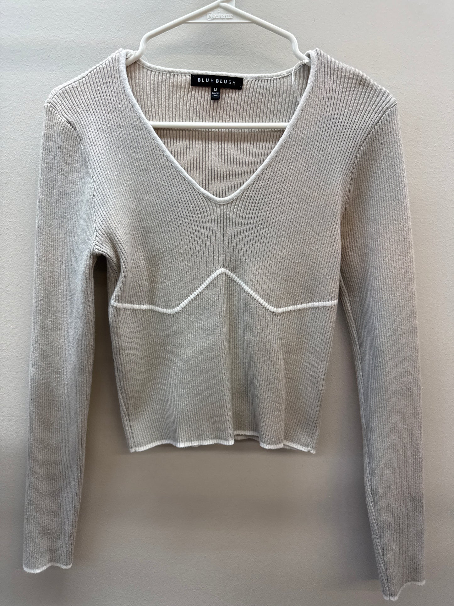 PK 0007 Grey Sweater - Medium