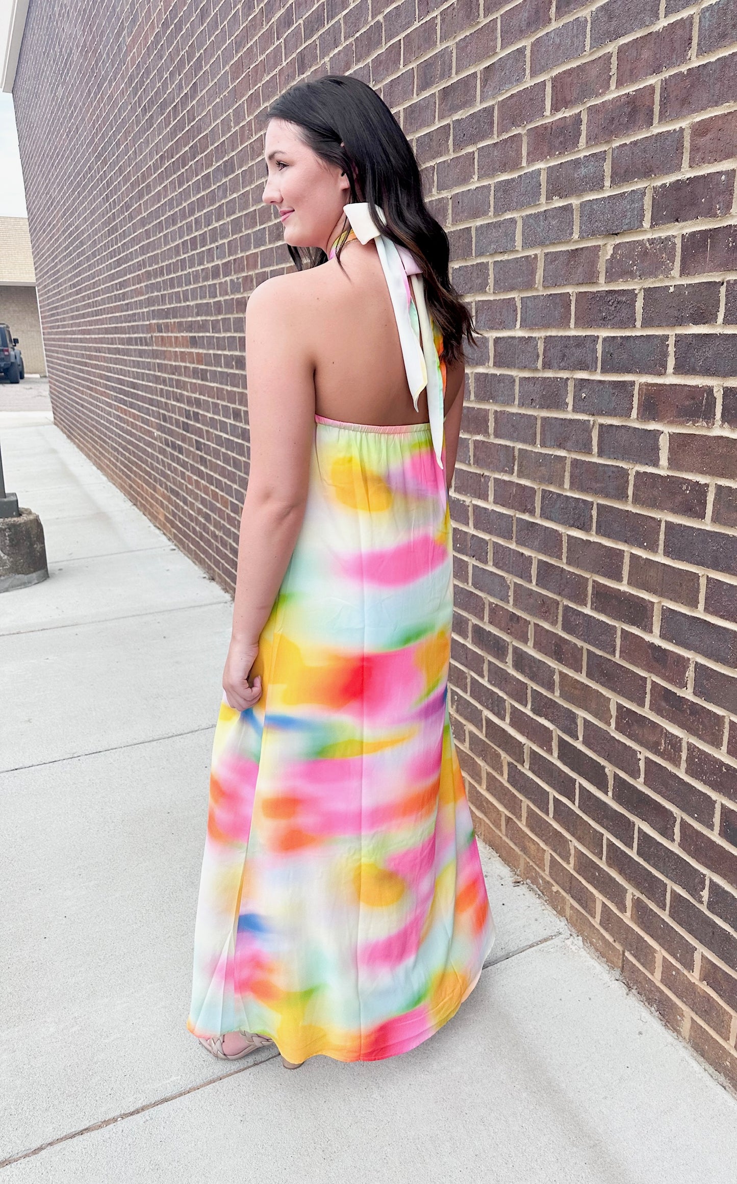 CROSBY Cleo Dress - Desert Sunset