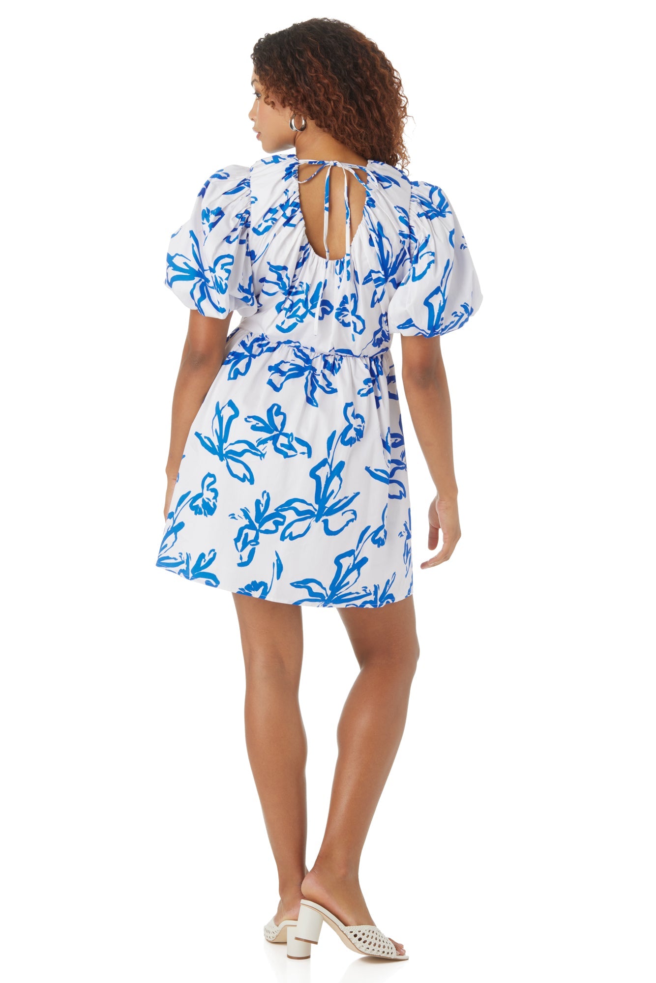 CROSBY Rainey Dress - Park Floral White