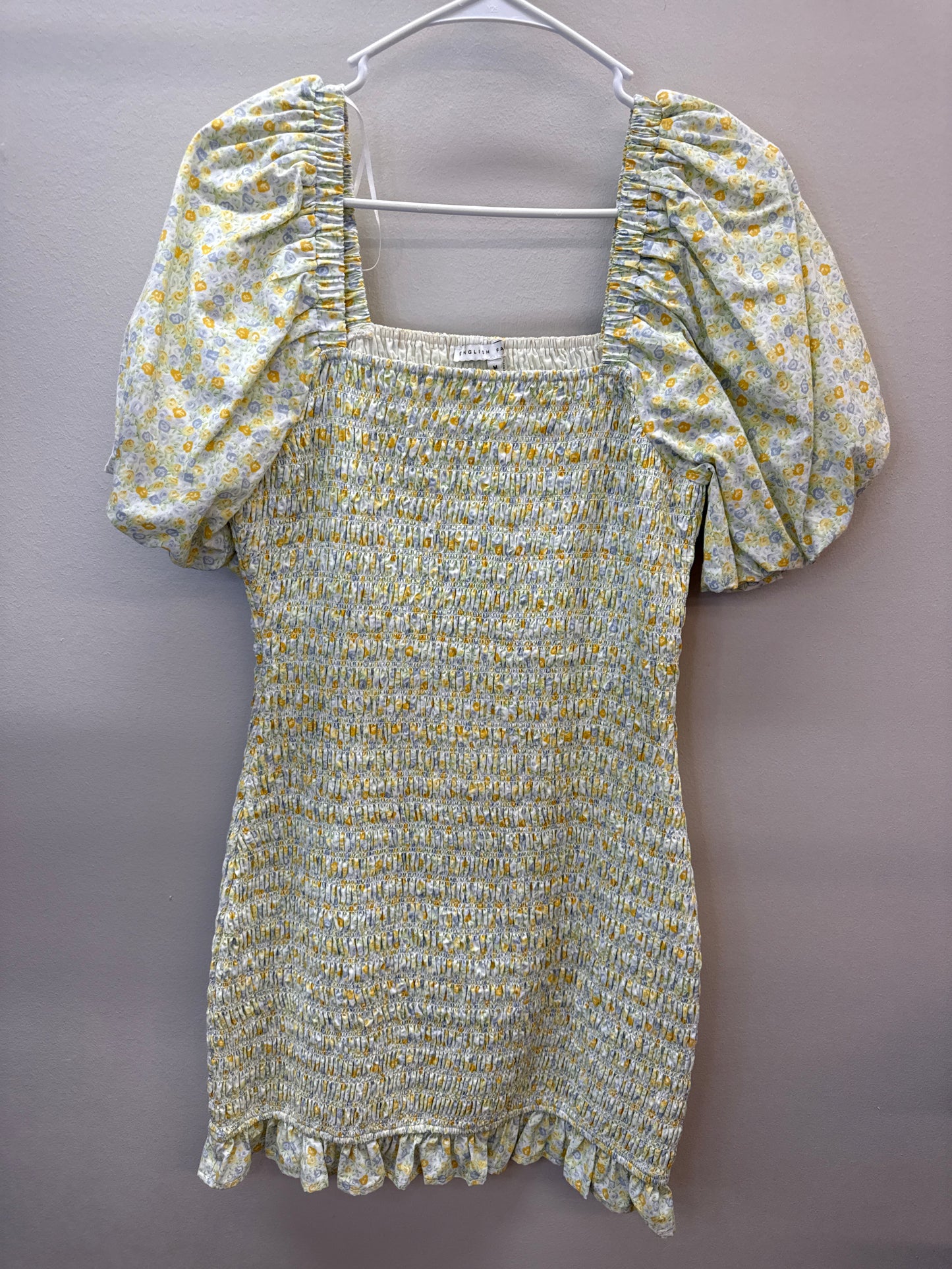 PK 0007 English Factory Smocked Dress - Medium