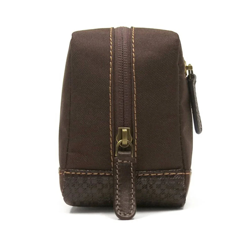 Garth Nylon & Leather Travel Kit