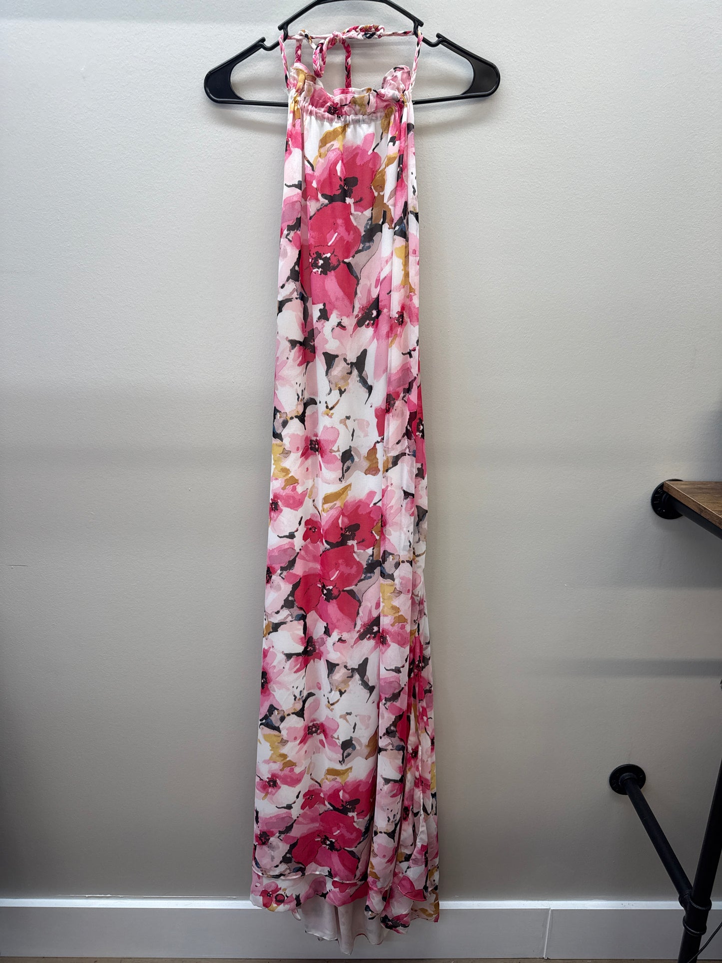 BL 0014 Karlie Floral Halter Maxi Dress - Medium
