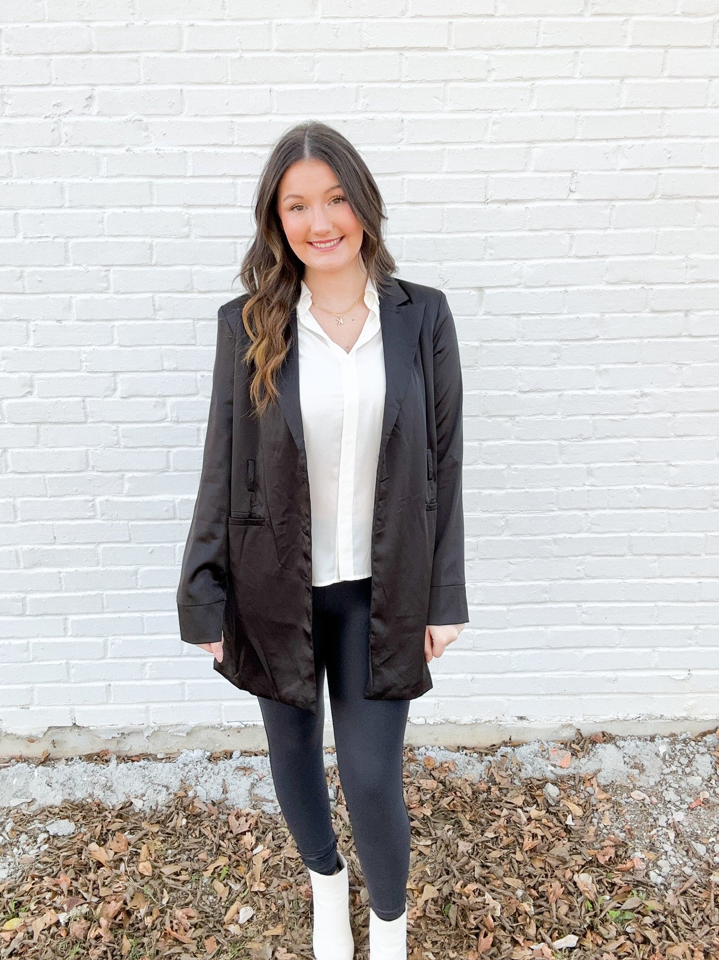 Black Long Blazer