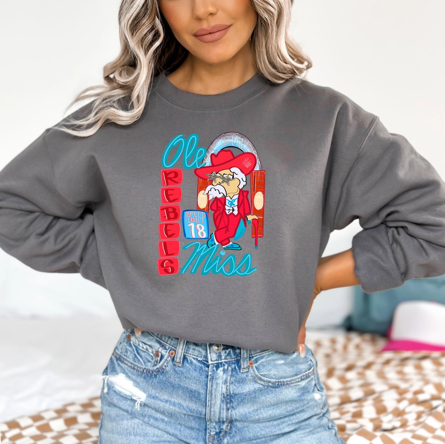 Ole Miss Rebels Collage Sweatshirt