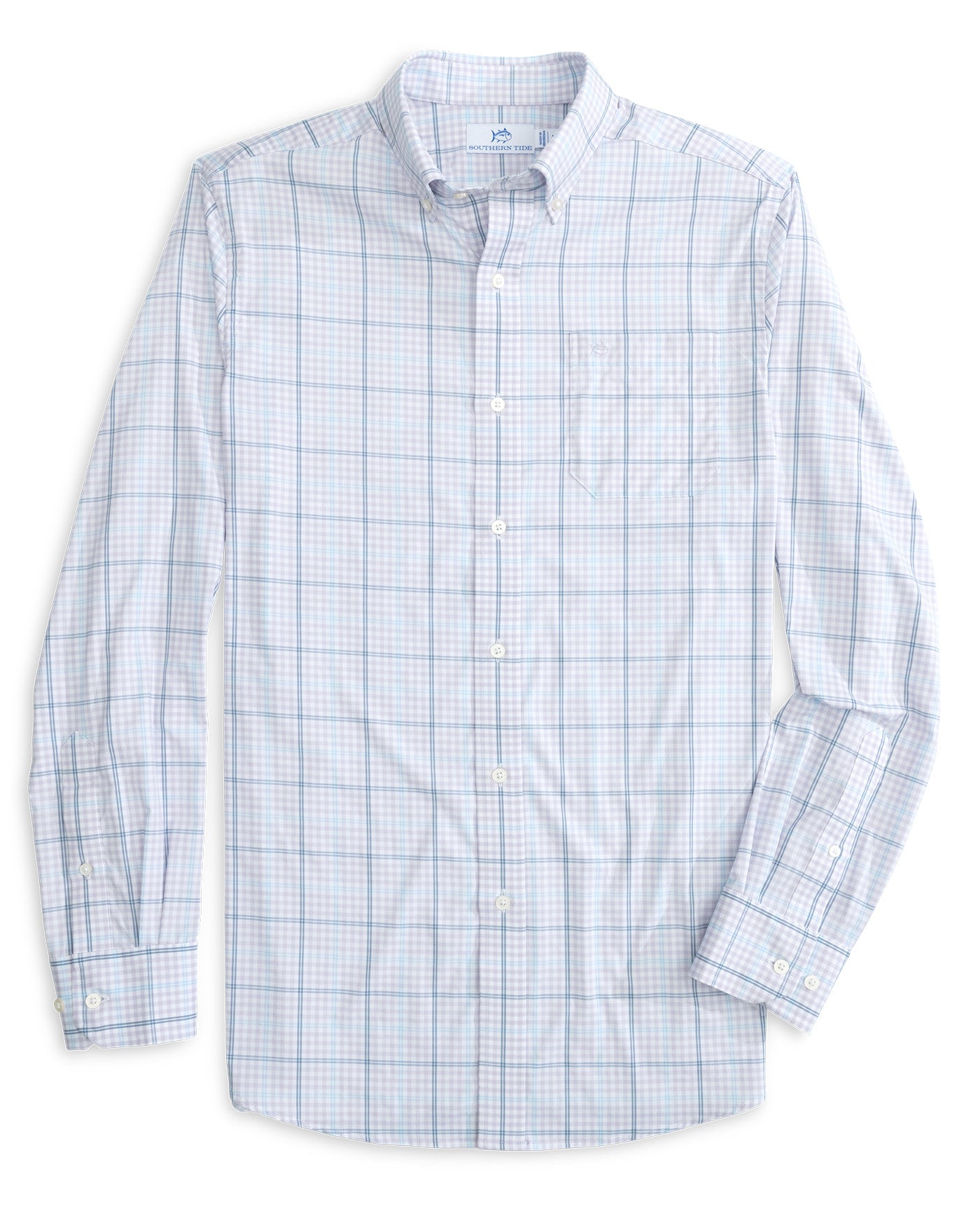brrr° Intercoastal Rainer Check LS Sport Shirt - Orchid Petal