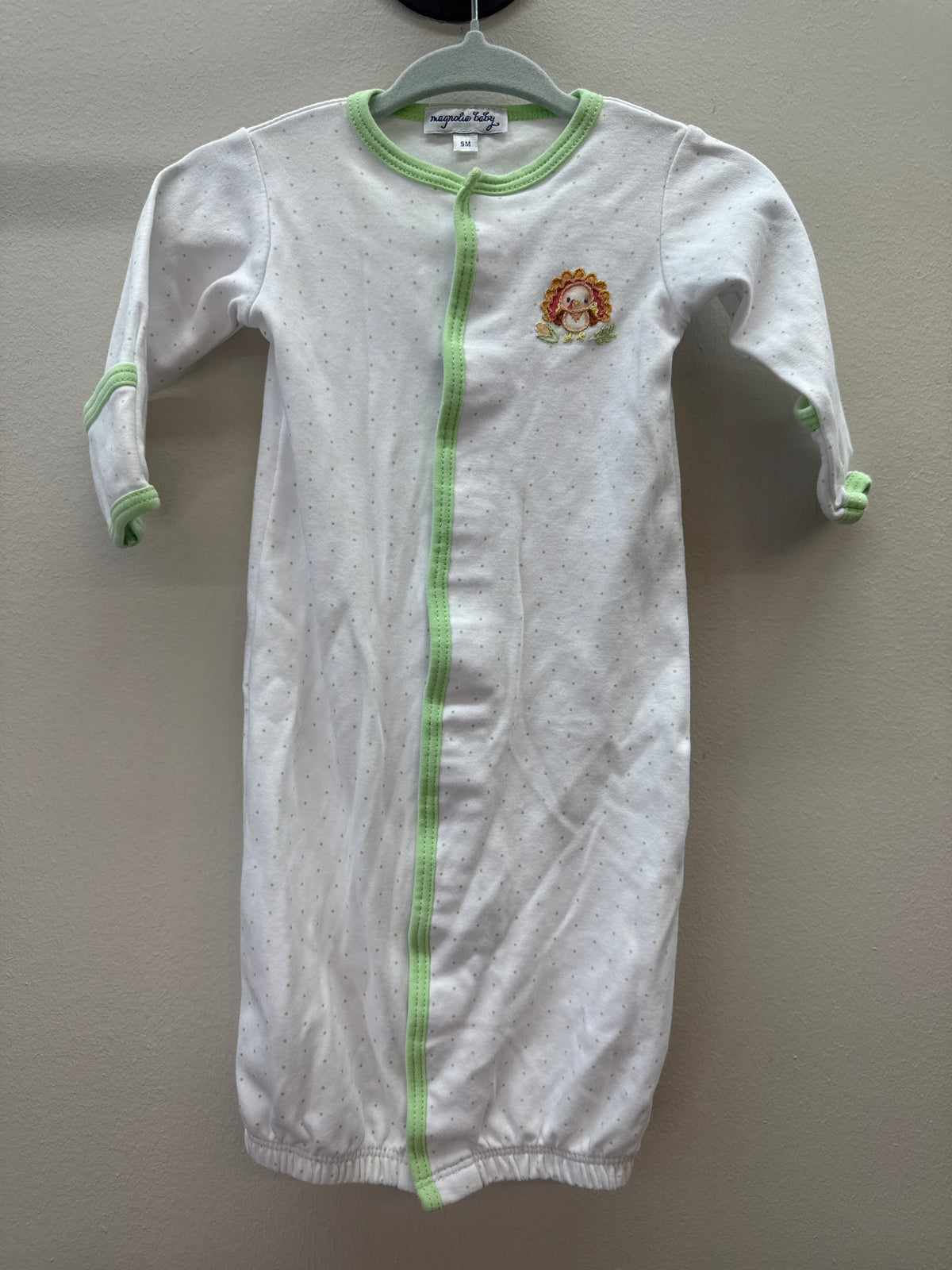 PUR 0002 Turkey Bitty Dot Converter Gown - Newborn
