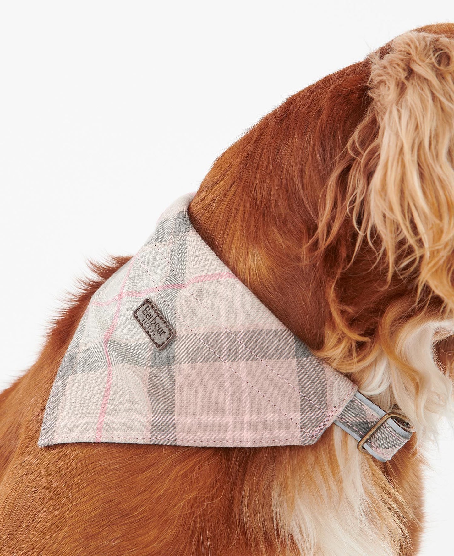 Barbour Pink Tartan Dog Bandana