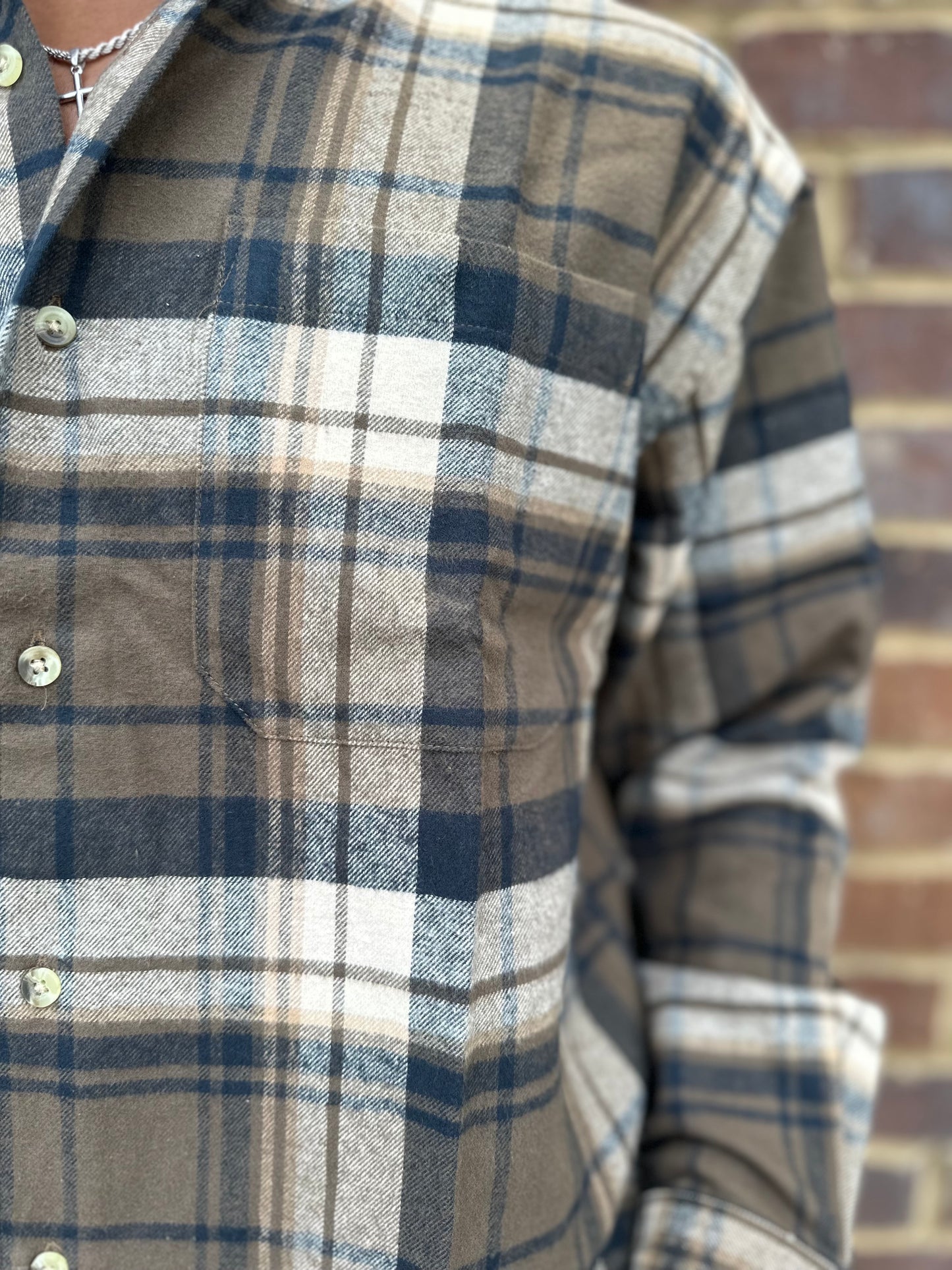 Brown Plaid Flannel