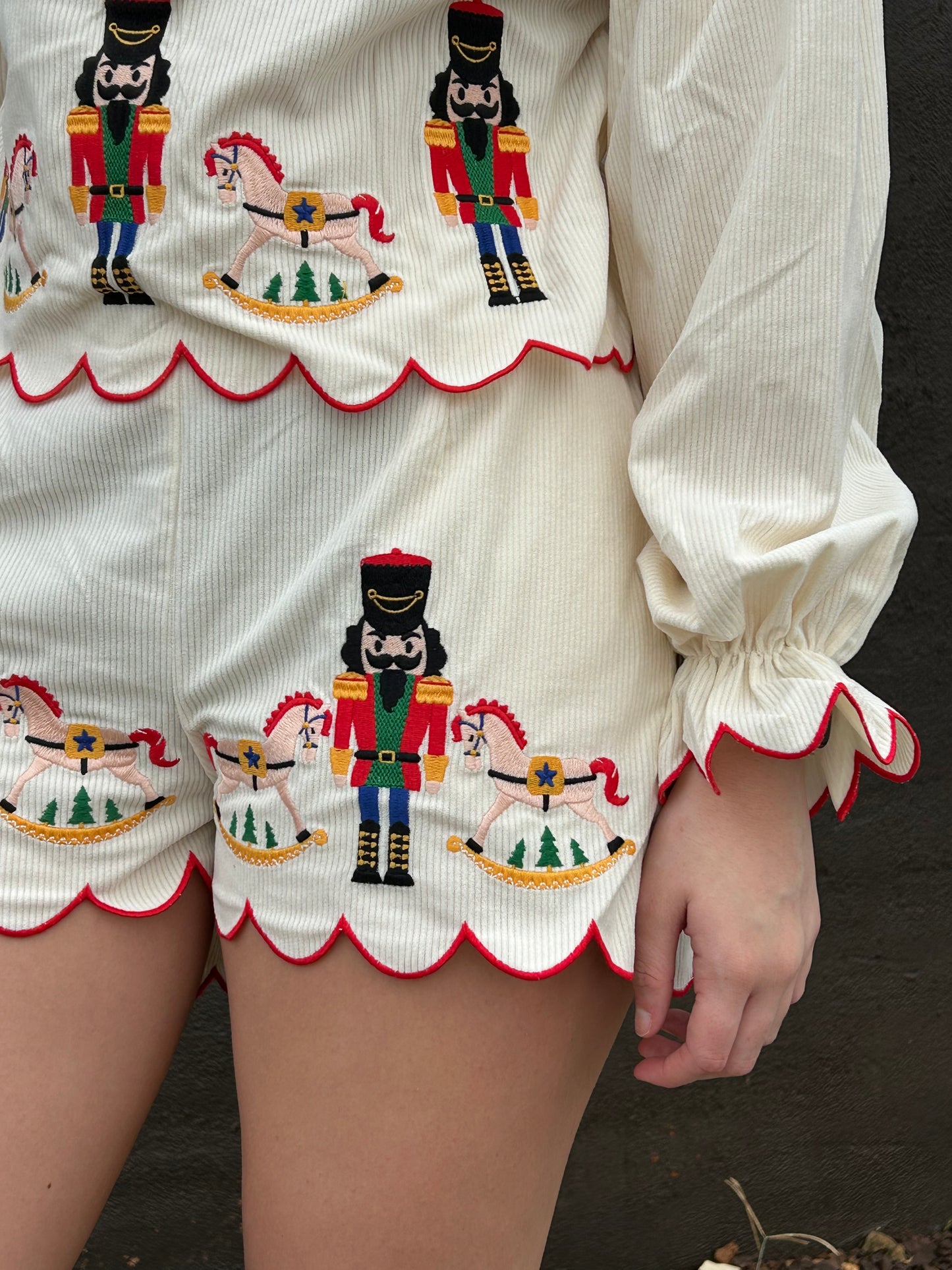 Nutcracker/Rocking Horse Corduroy Set