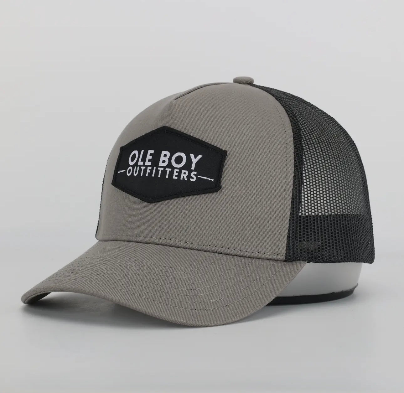 Ole Boy Grey/Black Classic Logo Hat