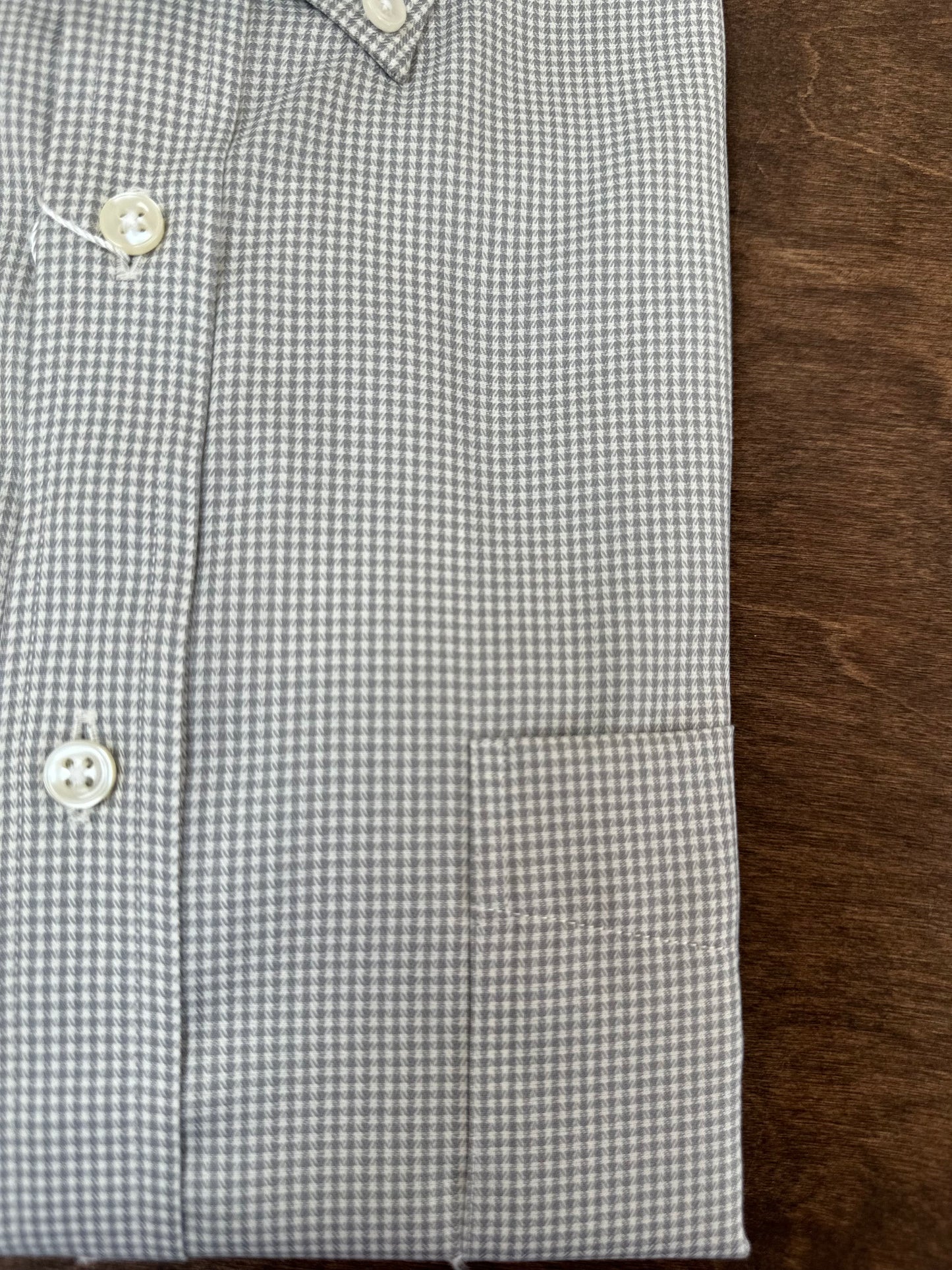 Light Sage Ridged LS Button Down