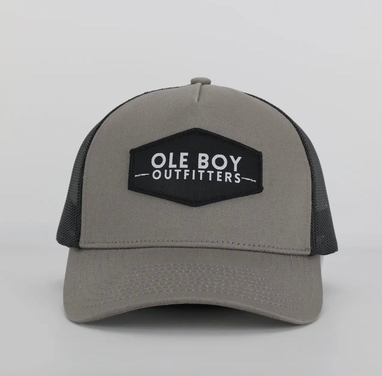 Ole Boy Grey/Black Classic Logo Hat