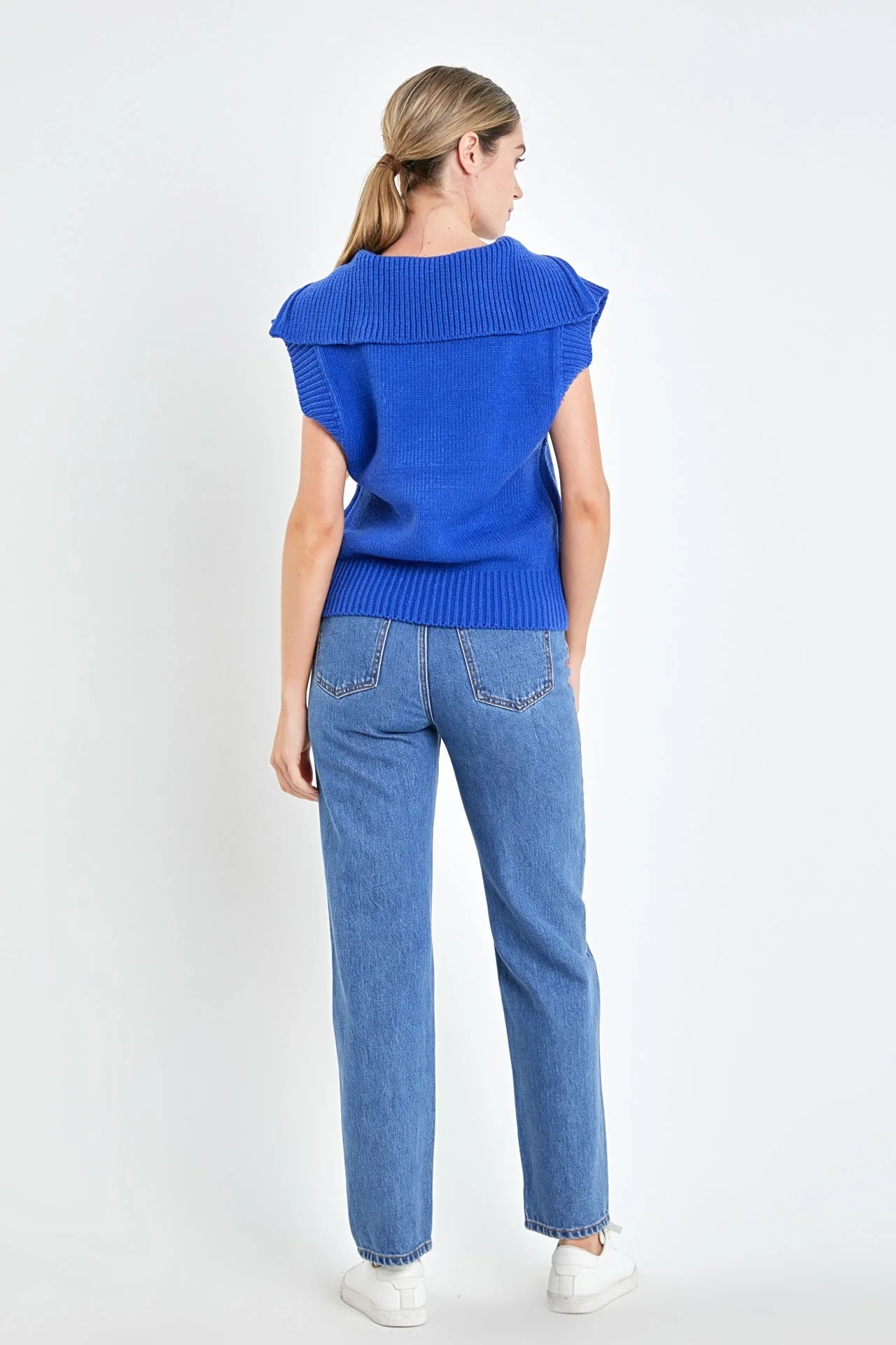 Royal Zip Mock Neck Vest
