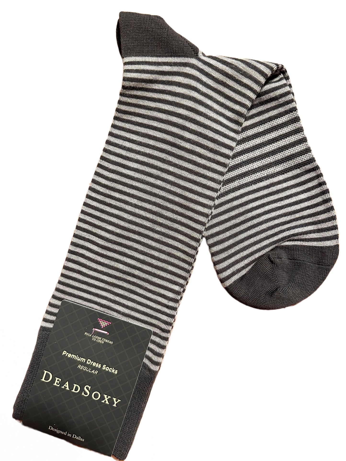 Char Stripe Pima Dress Sock