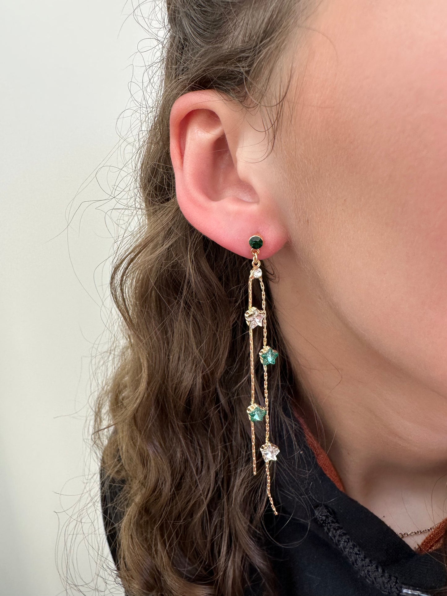 Star Drop Earrings