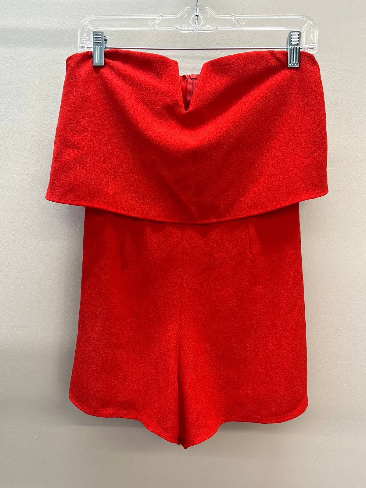 GR*0017 Red Strapless Romper - Small