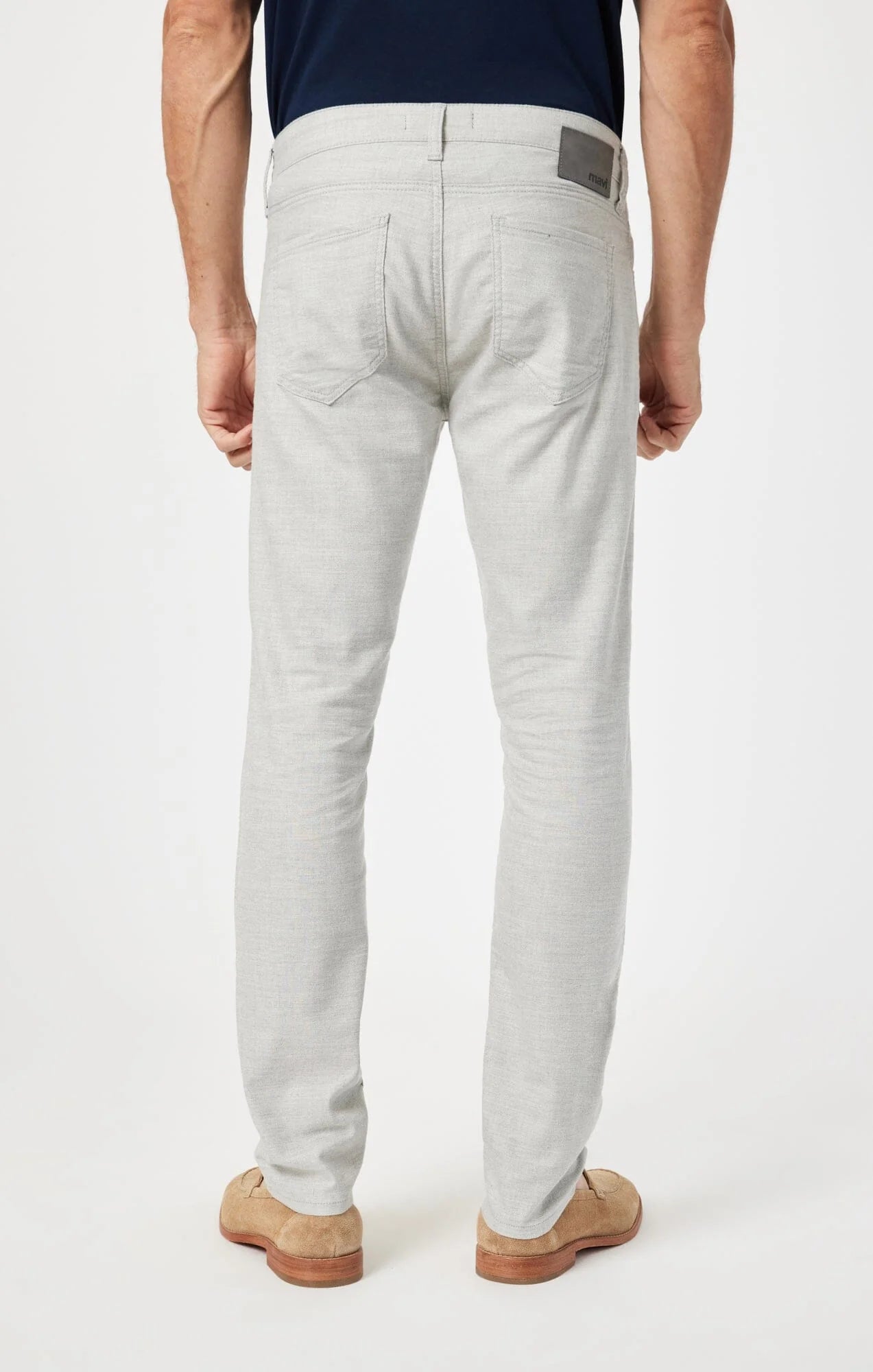 Jake Slim Leg Lt. Grey Linen Pants