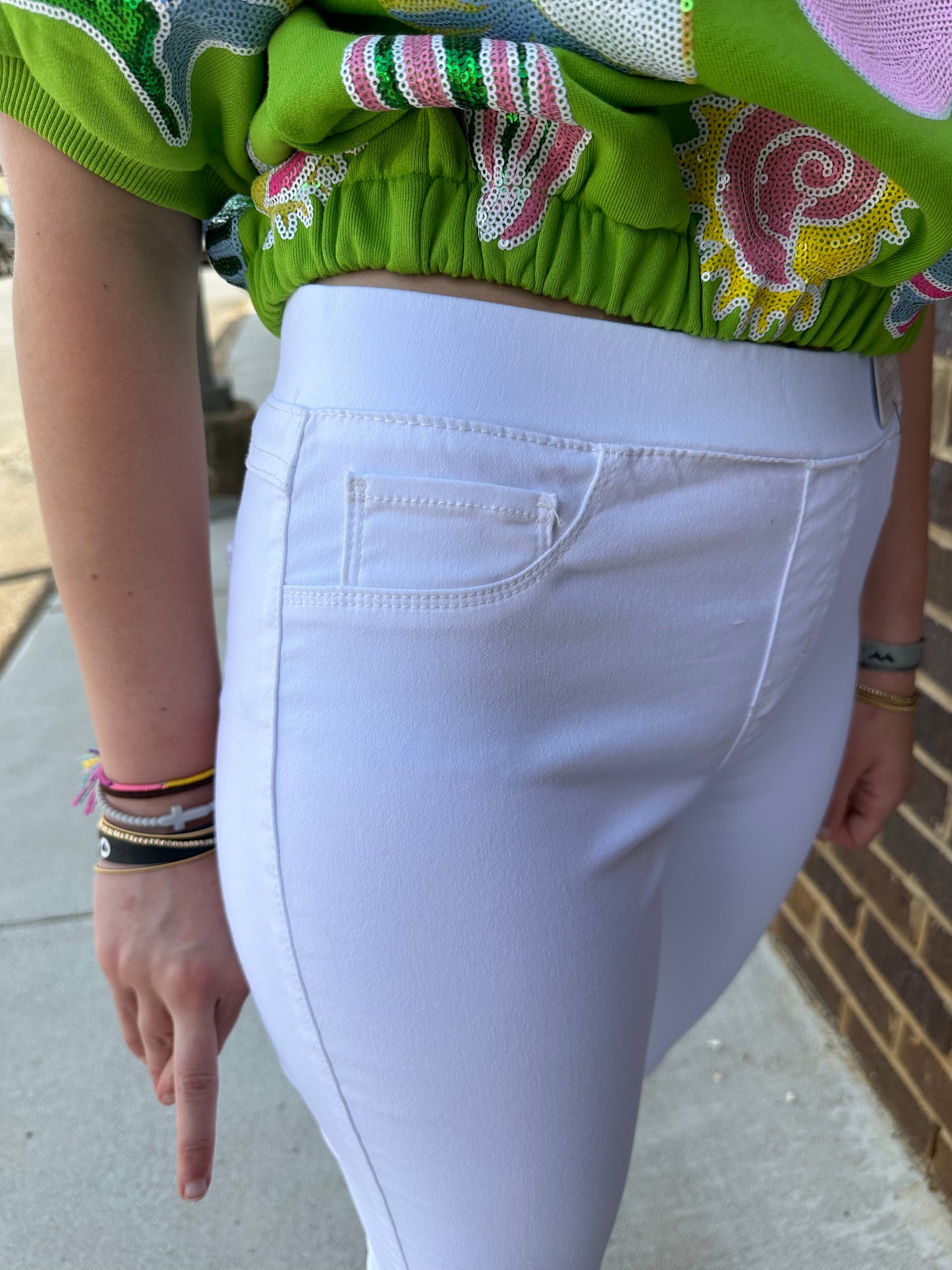 White Denim Jeggings