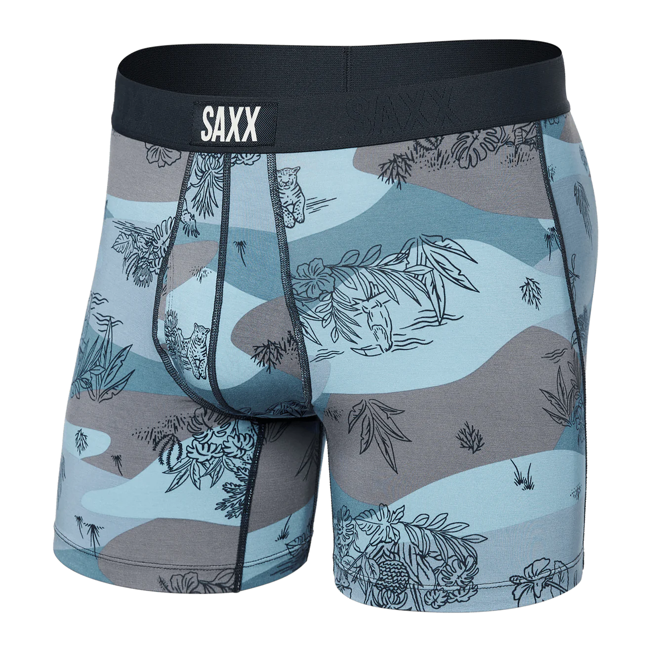 Ultra Boxer Brief - Jungletoile - Dusty Blue