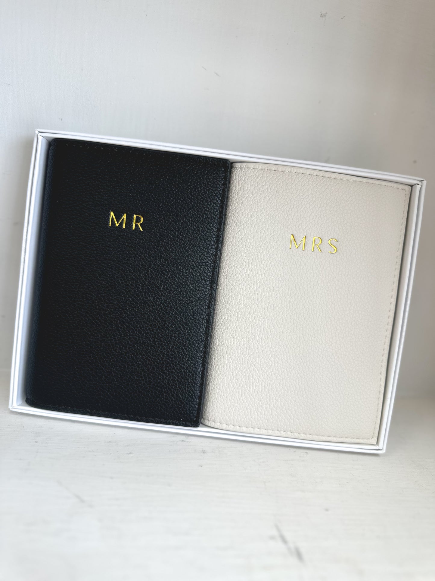 Mr. & Mrs. Bridal Passport Set