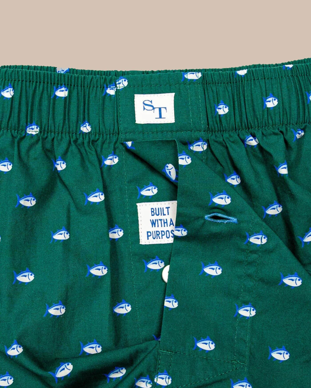 Skipjack Boxer Short - Cedar Green