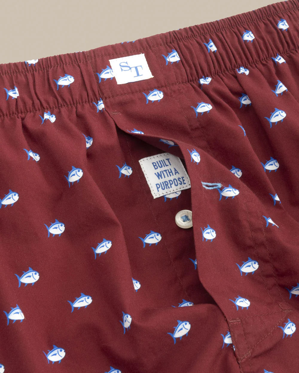 Skipjack Boxer Short - Muscadine
