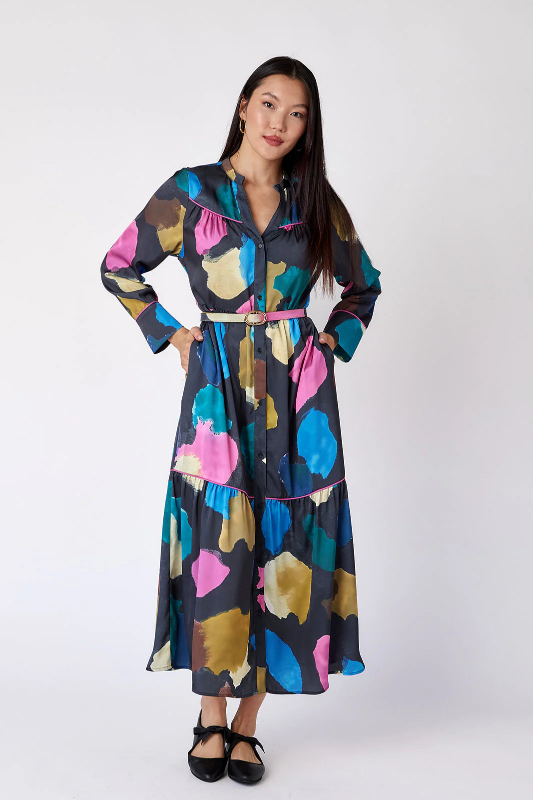 CROSBY Delphie Dress - Paint Party