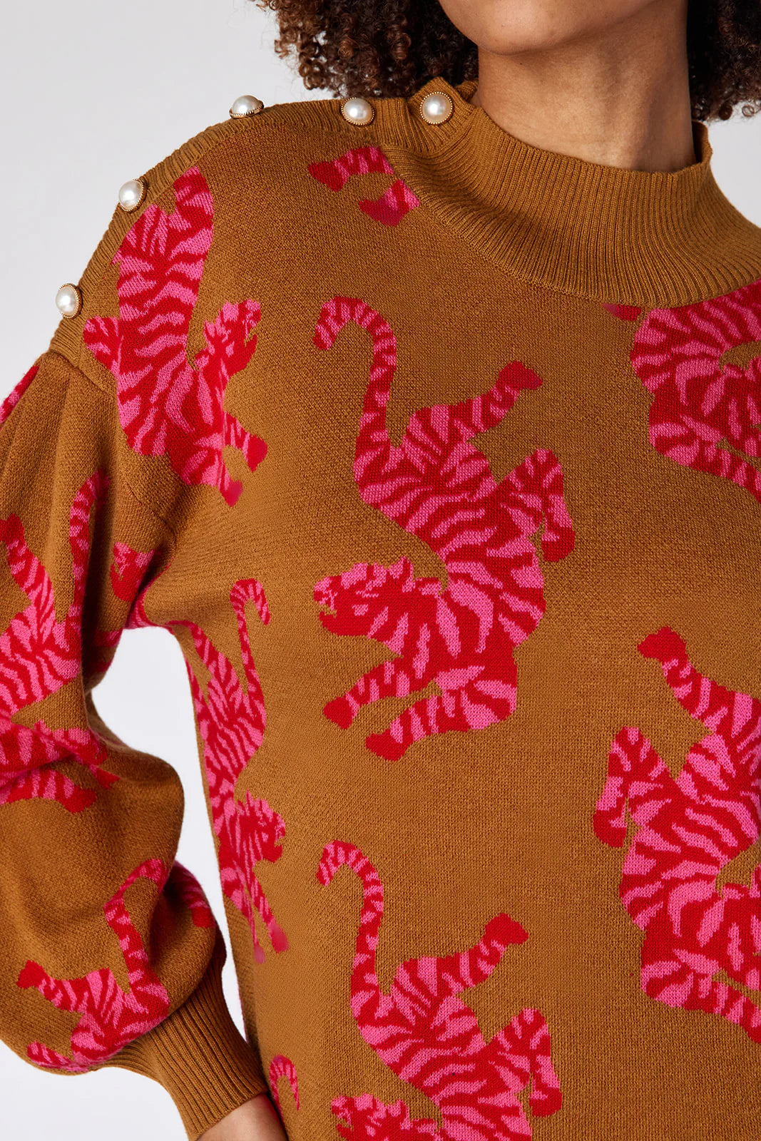 CROSBY Charlotte Sweater - Tiger Tango