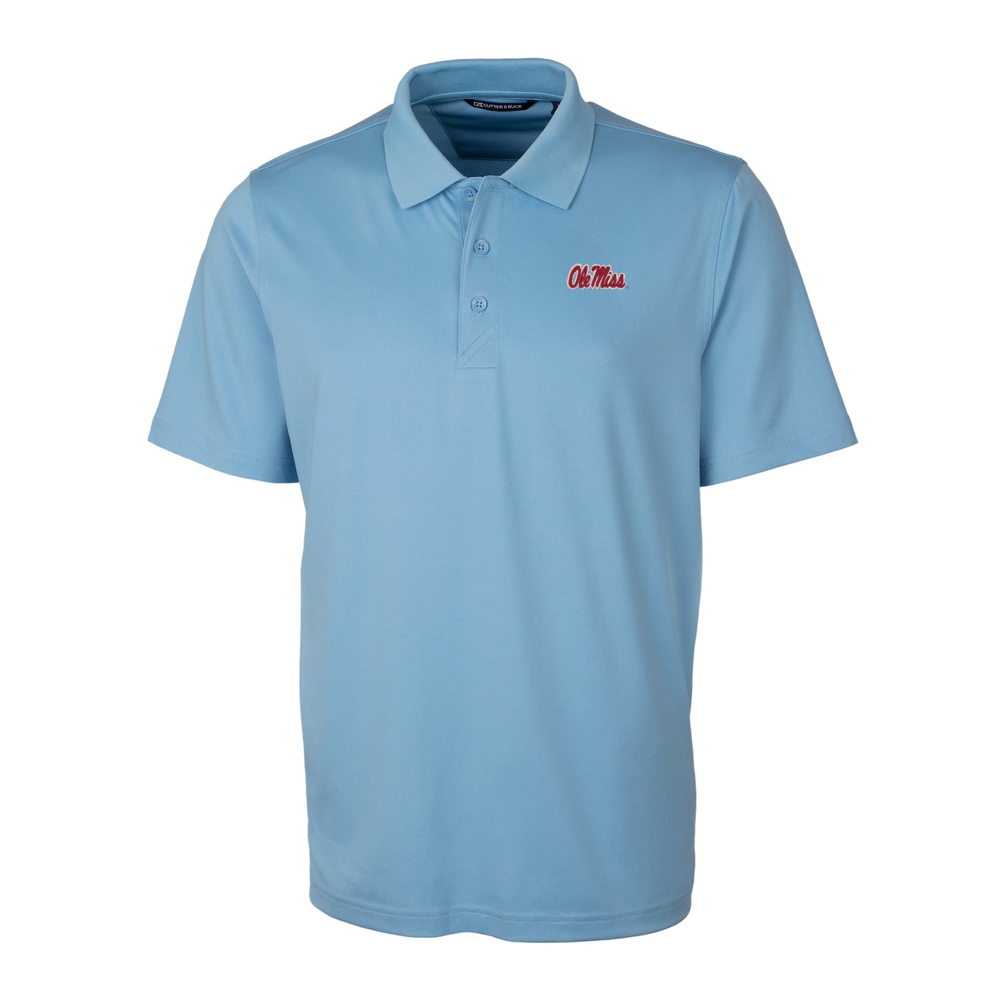 Ole Miss Solid Powder Blue Polo