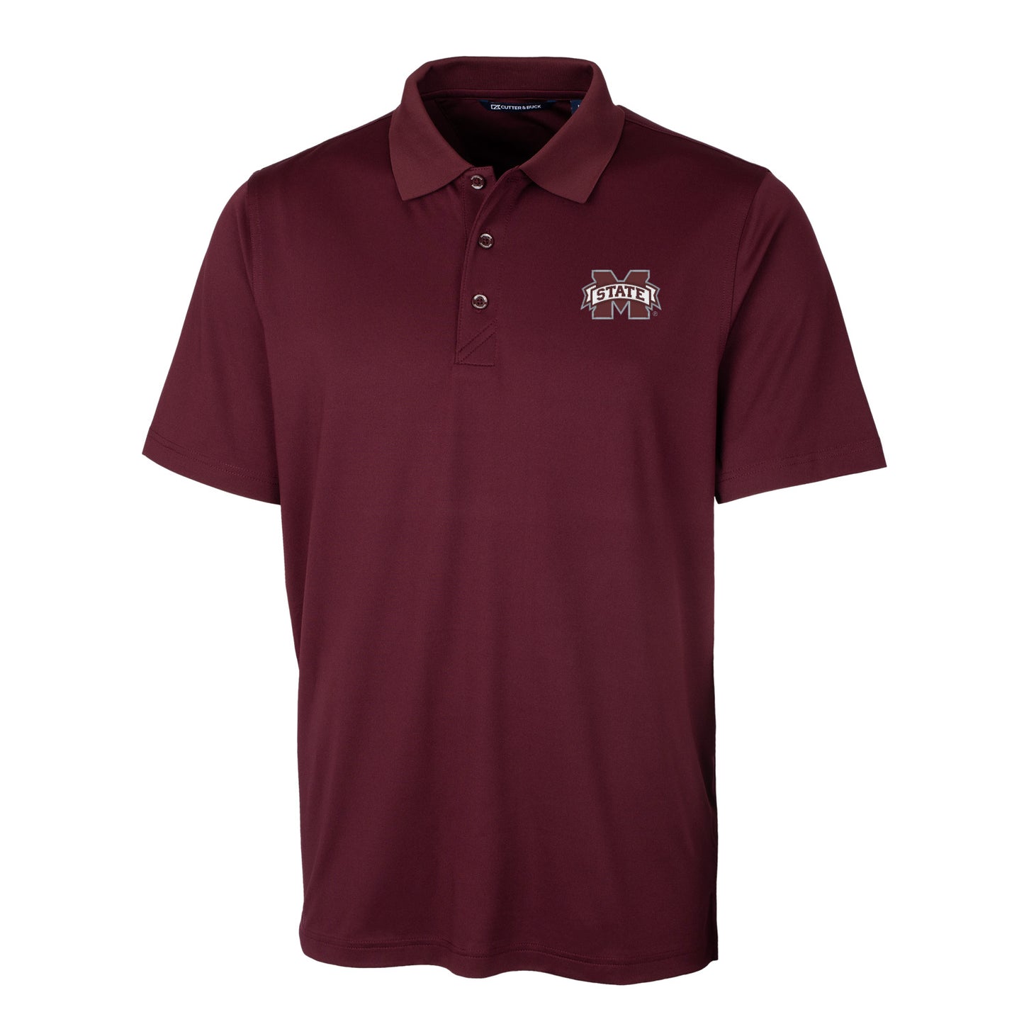 M State Solid Maroon Polo