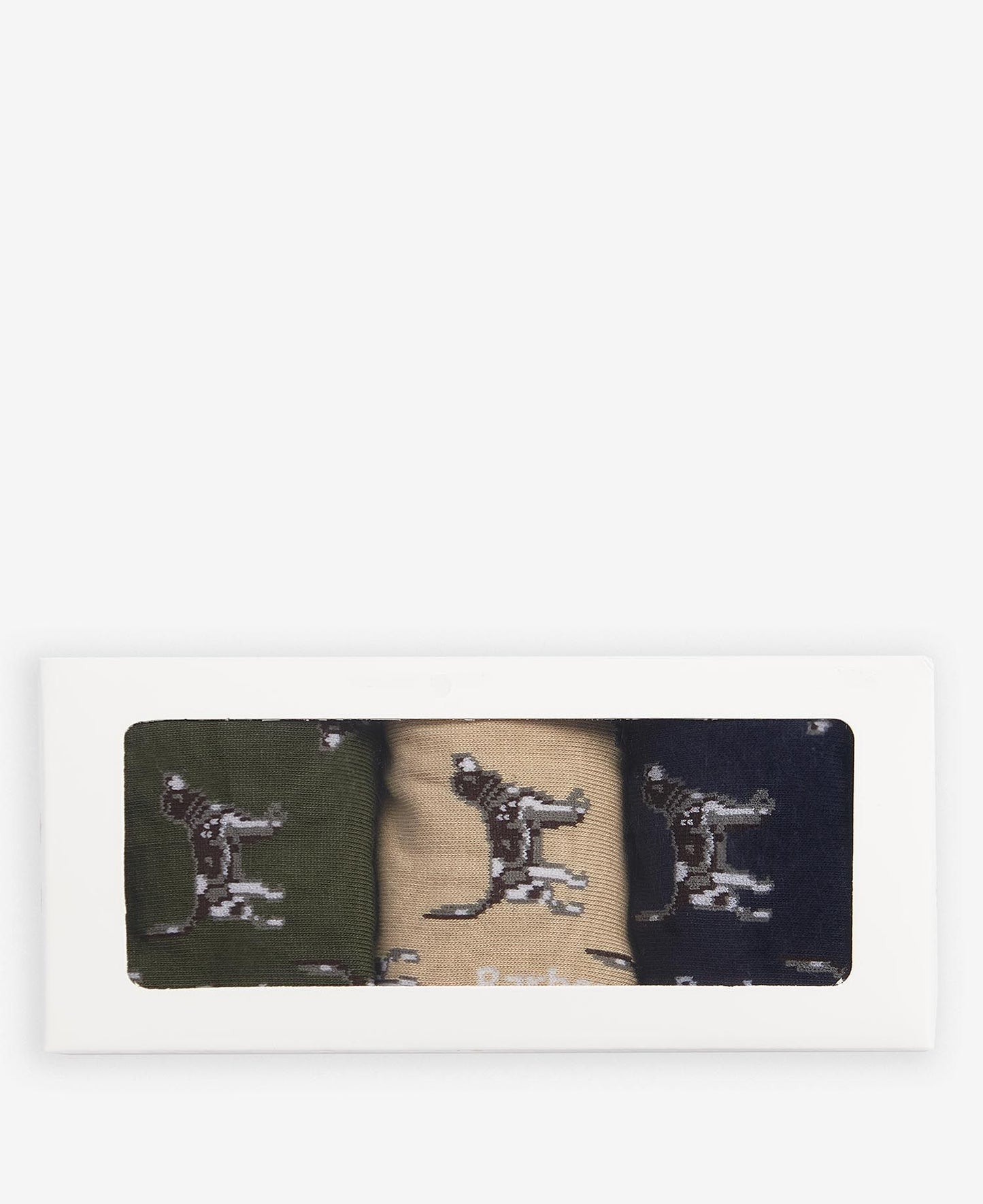 Pointer Dog Sock Gift Box S/3