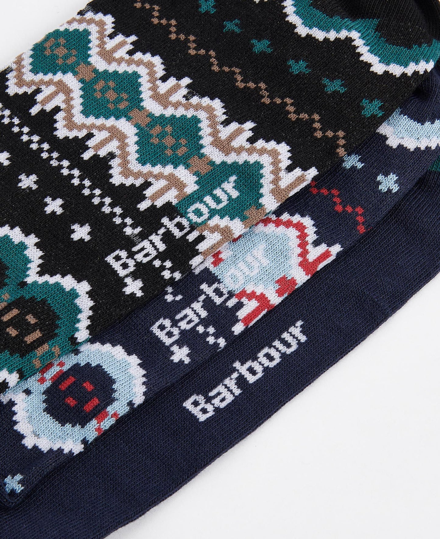 Fair Isle Sock Gift Box S/3