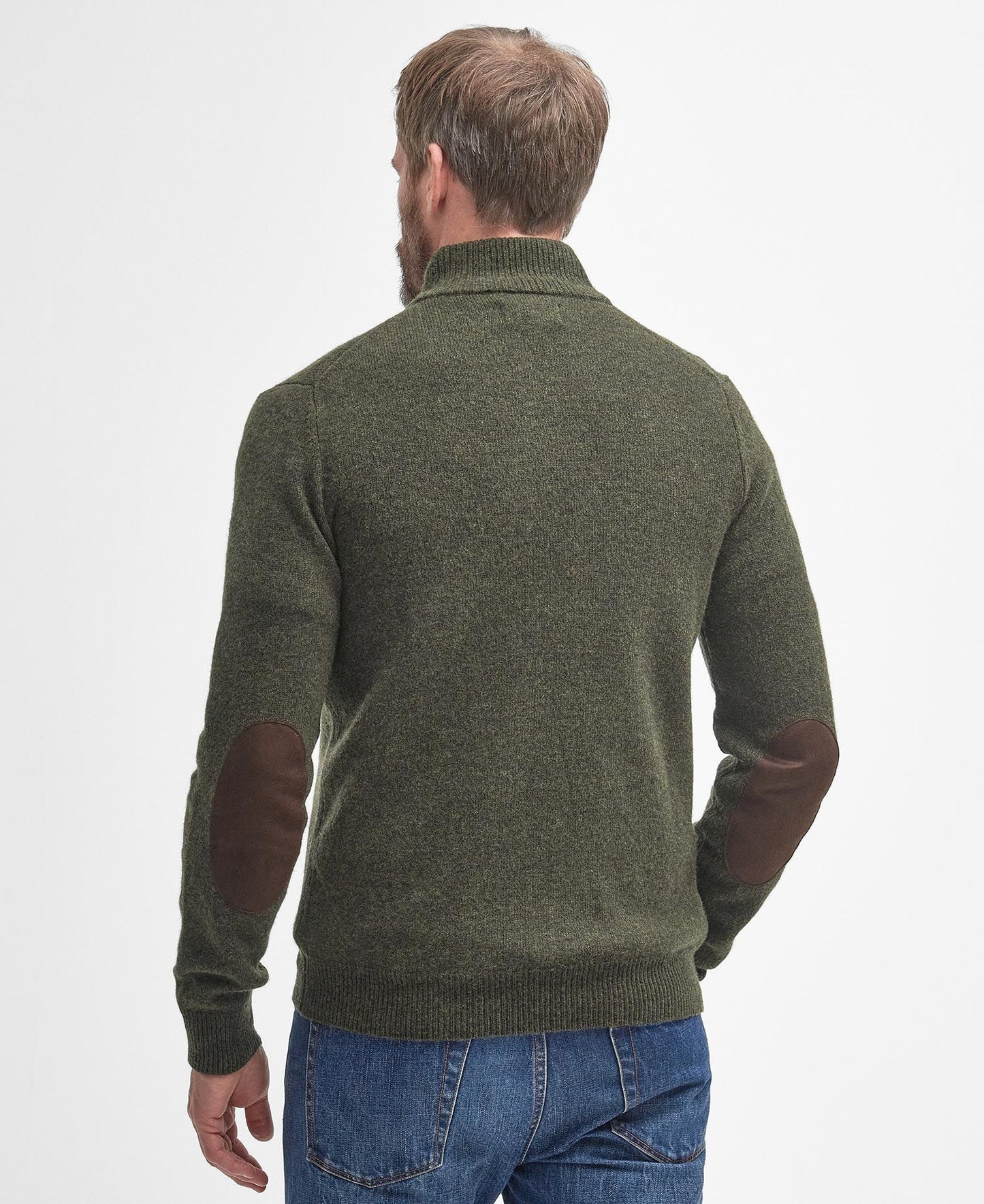 Barbour Essential Patch Half Zip Knitted Jumper