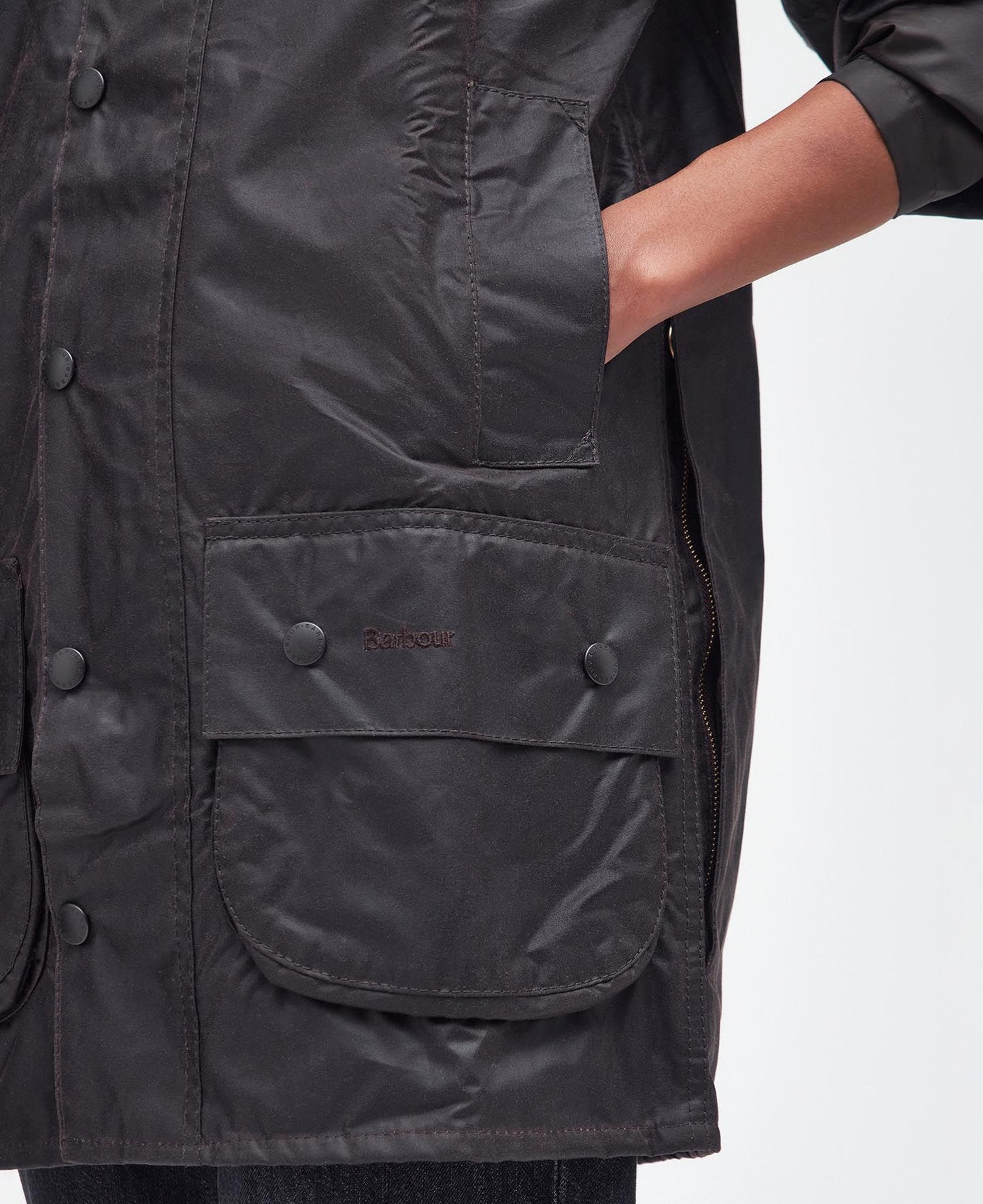 Barbour Beaufort Waxed Jacket - Rustic