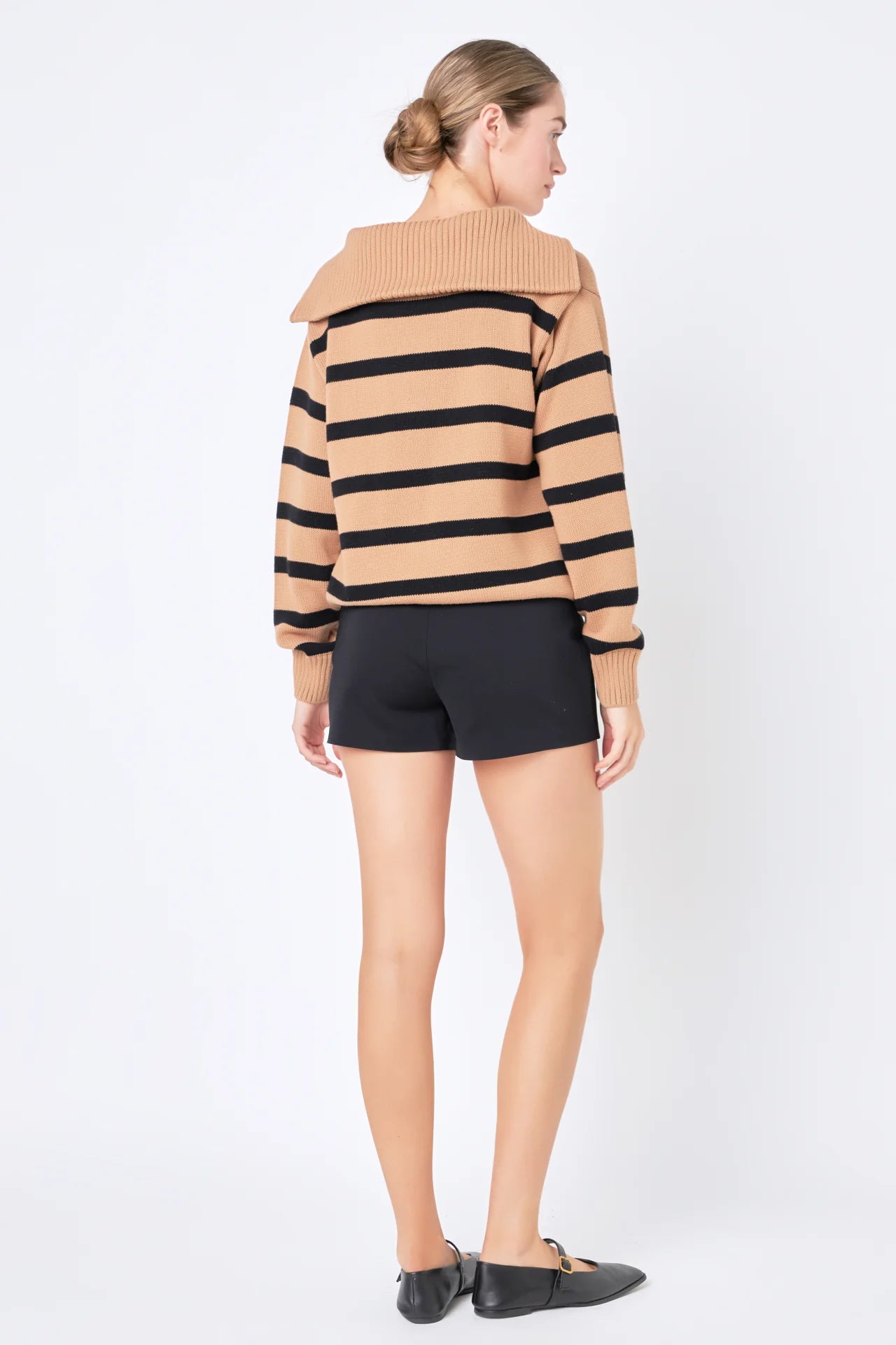 Striped Knit Pullover
