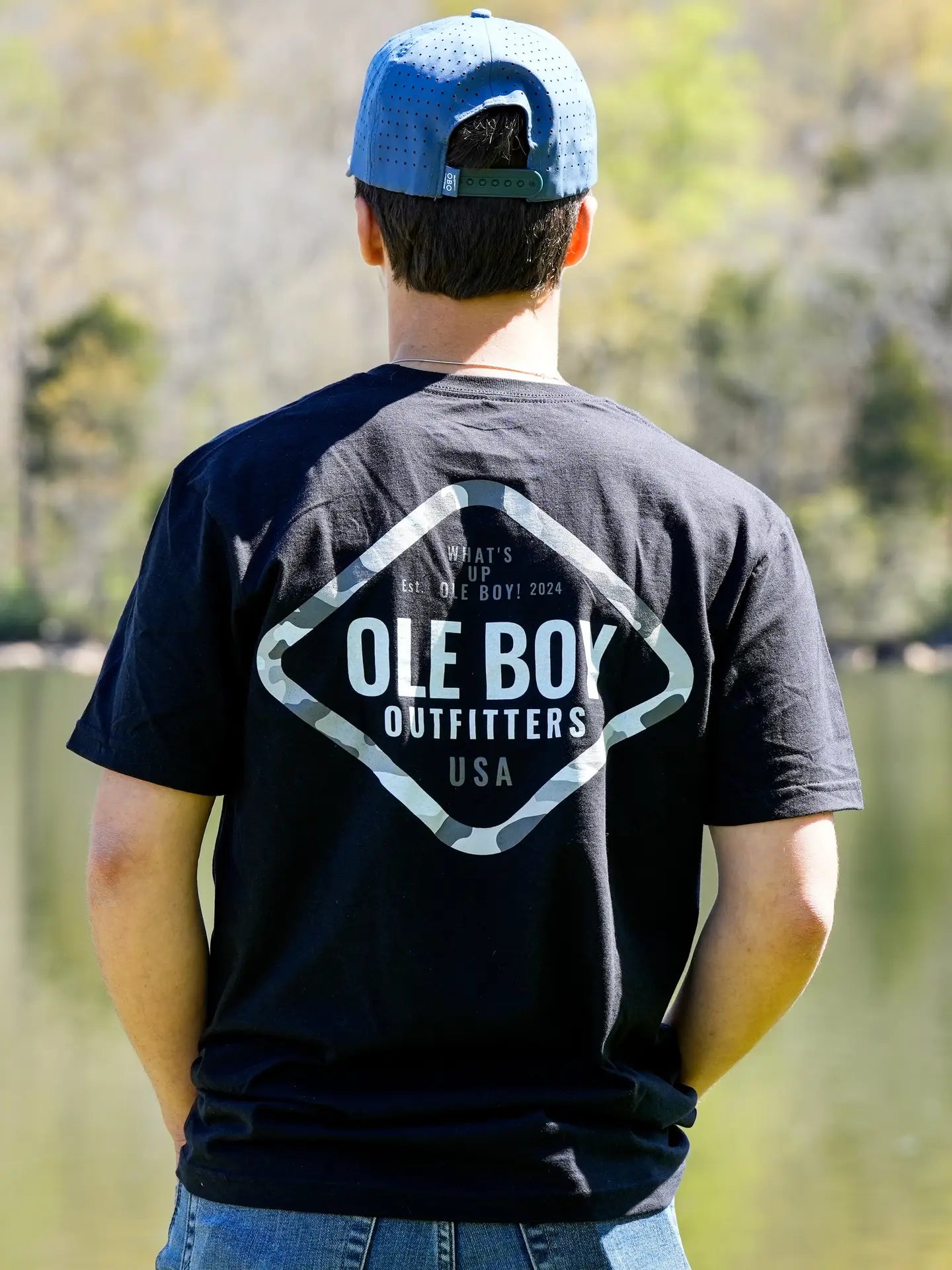 Ole Boy Camo Border Tee