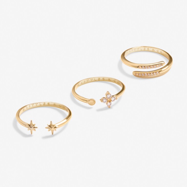 Stacks Of Style Set Of 3 Star Rings
