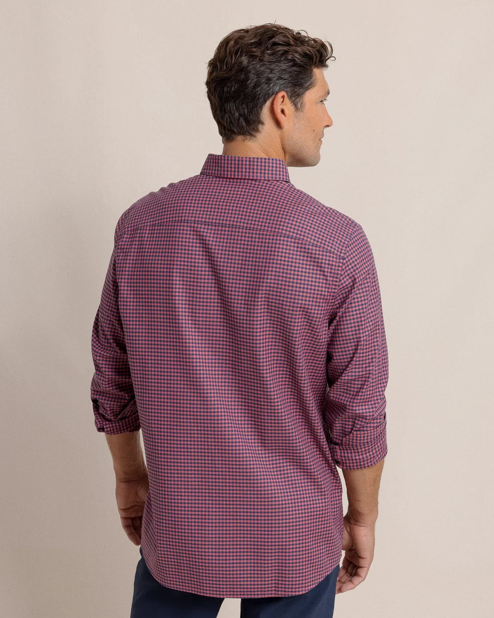 Shemwood Plaid LS Sport Shirt - Baroque Rose