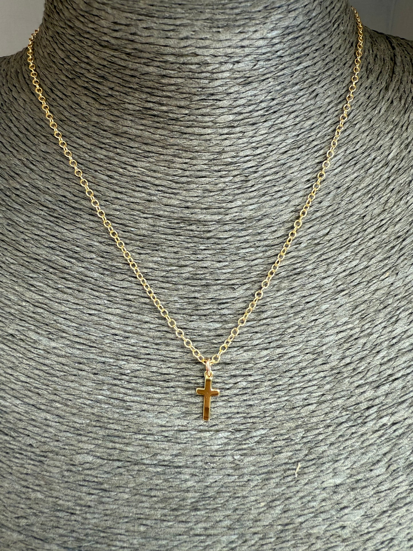 Tiny Cross Necklace
