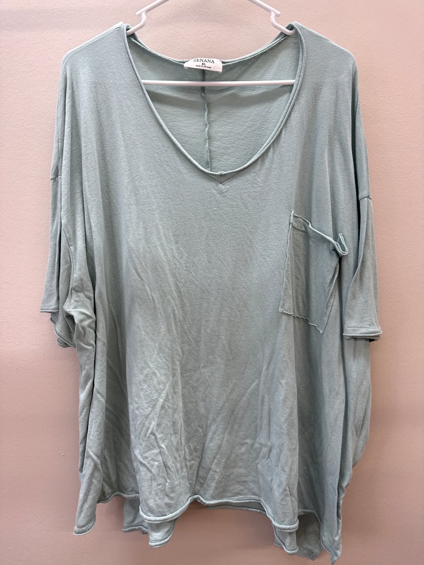 BL 0012 Zenana Pocket Tee - XL