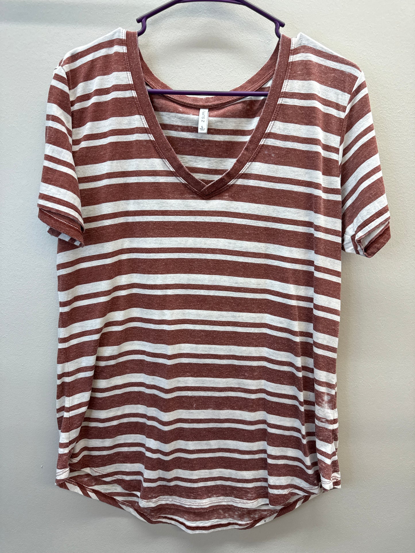 PK 0001 Z Supply Stripe Tee -Large
