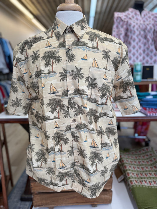 Island Time Button Up