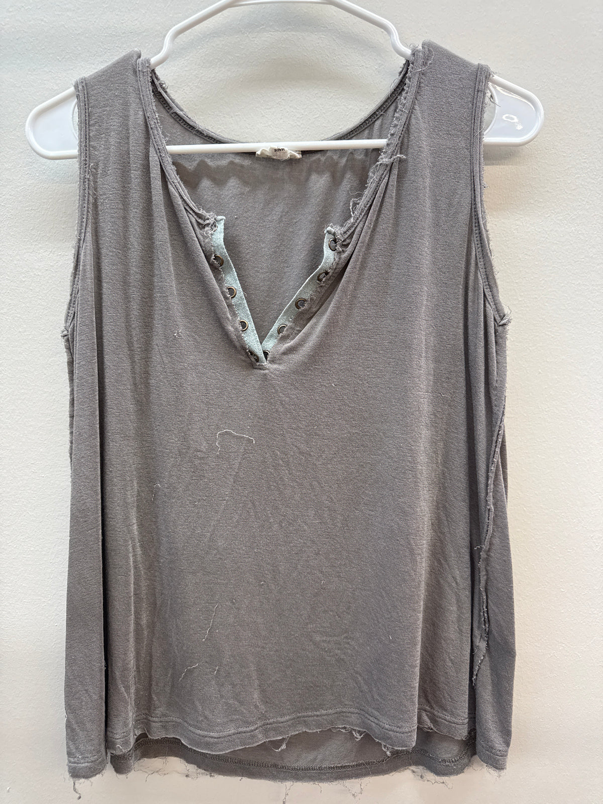 PK 0007 POL Grey Tank Top - Medium