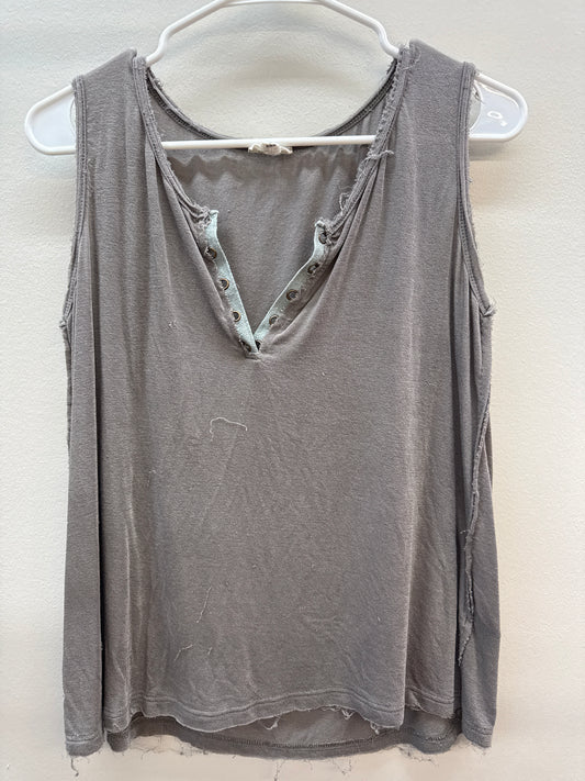 PK 0007 POL Grey Tank Top - Medium