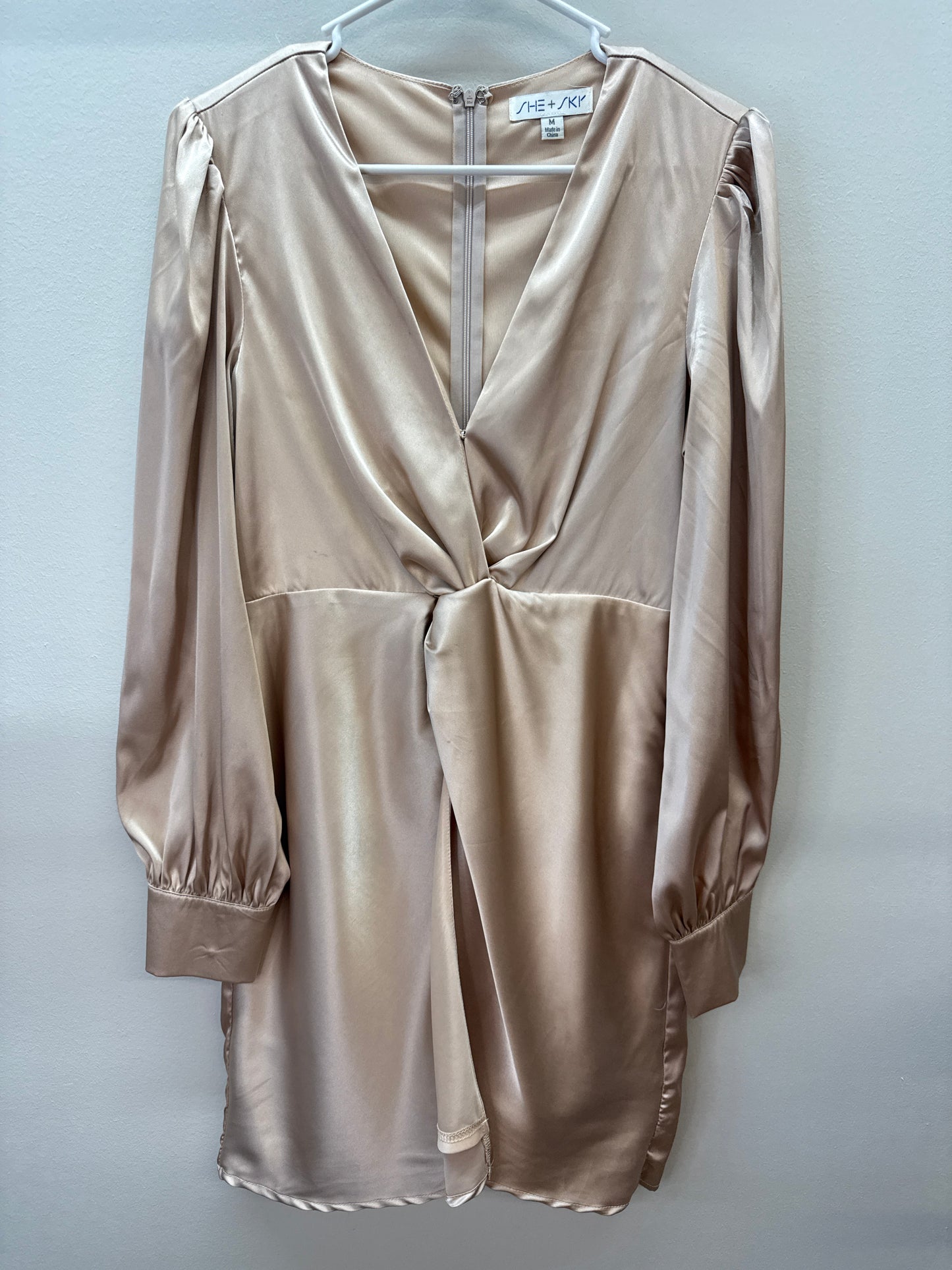 GR*0023 She+Sky Gold Dress - Medium