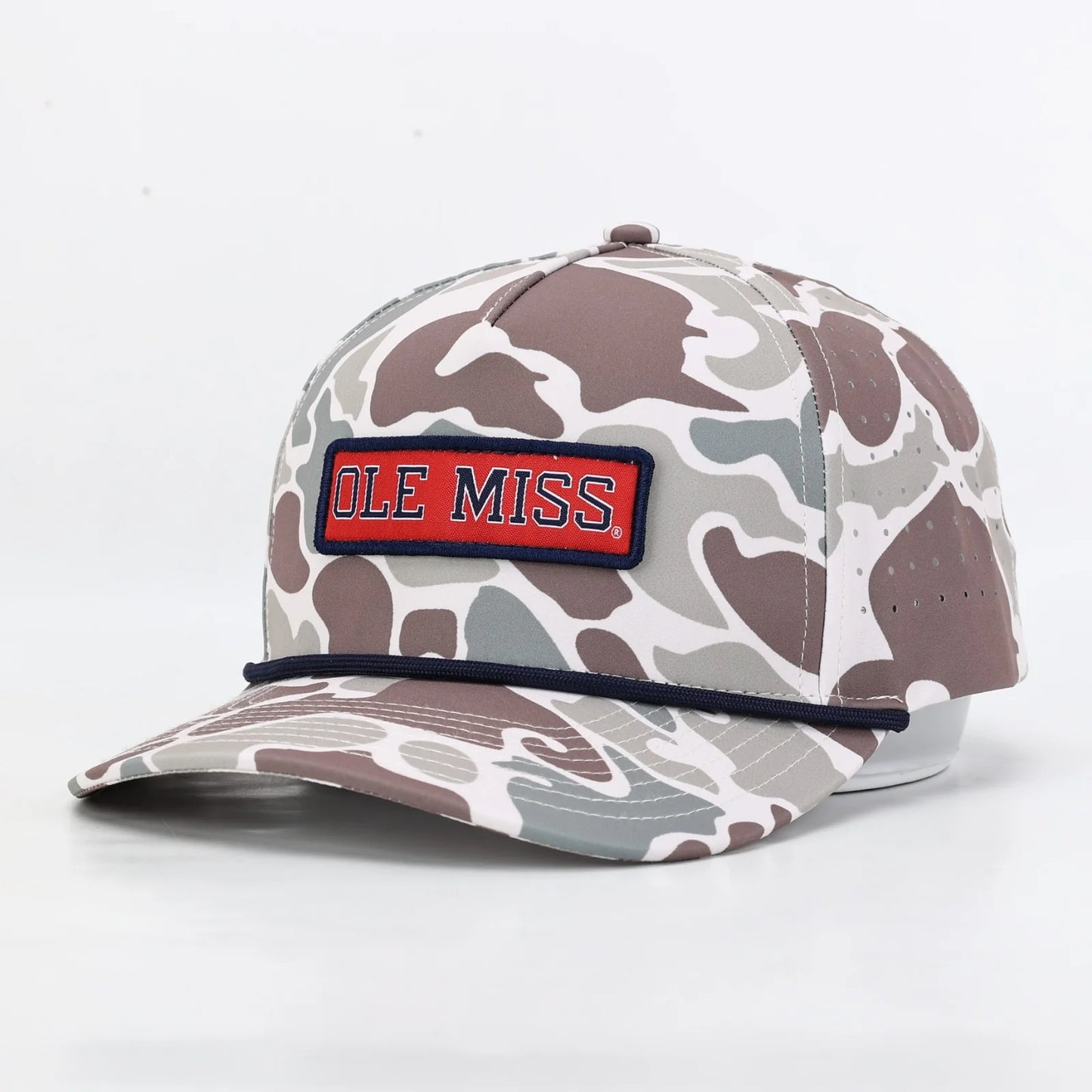 Ole Miss Camo Performance Rope Hat