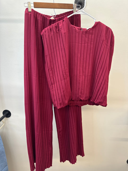 PK 0006 Wishlist Maroon Pant SET - Large
