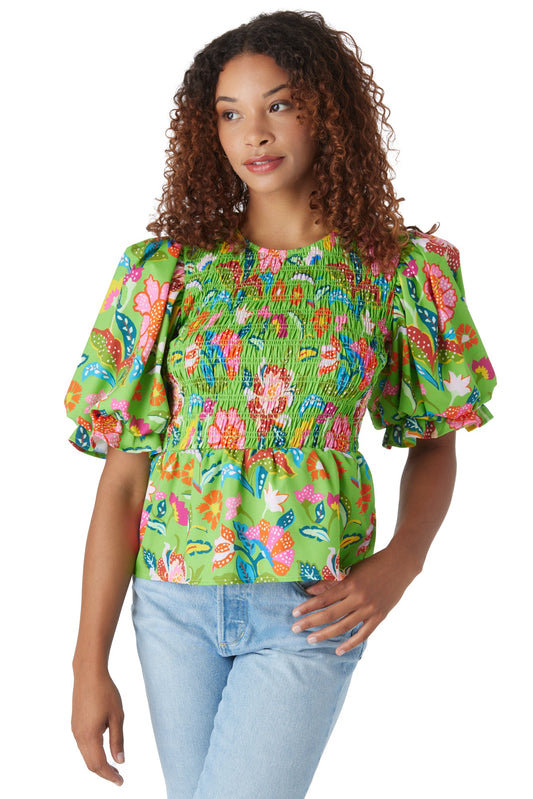 CROSBY Sloan Top - Botanical